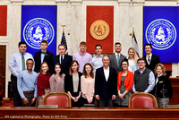 March 18, 2019 -  Interns with President Carmichael